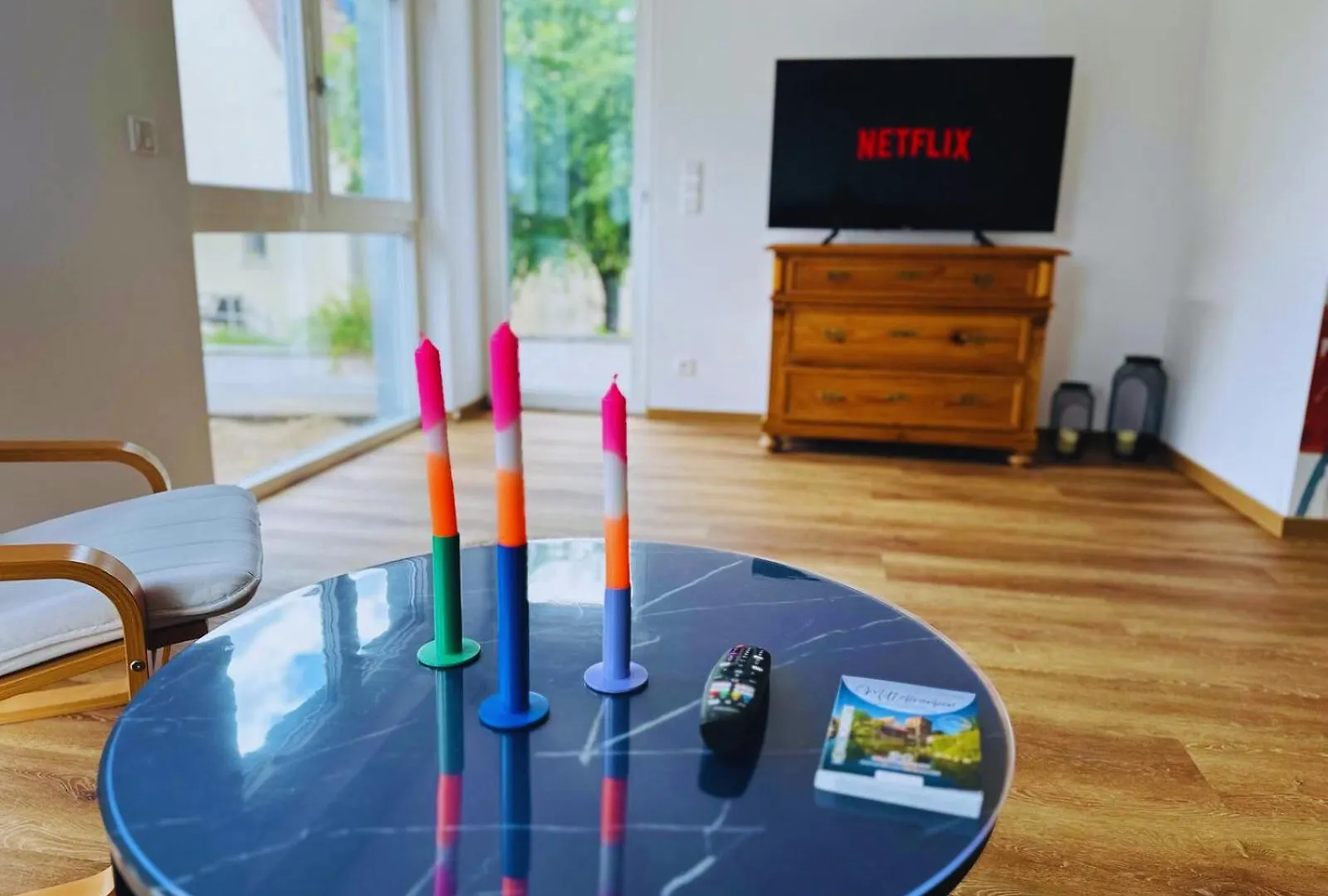Frankenherz-Apartments - Premium Wohnung Mit Terrasse & Zwei Schlafzimmern, Nahe Playmobil-Funpark, Self-Check-In Grosshabersdorf Appartement