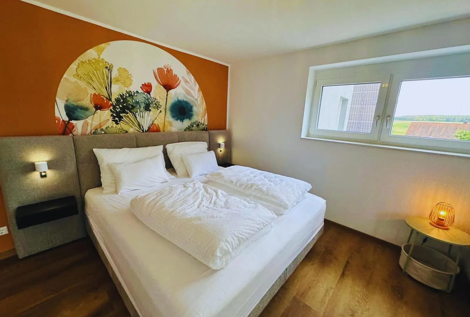 Frankenherz-Apartments - Premium Wohnung Mit Terrasse & Zwei Schlafzimmern, Nahe Playmobil-Funpark, Self-Check-In Grosshabersdorf 0*,